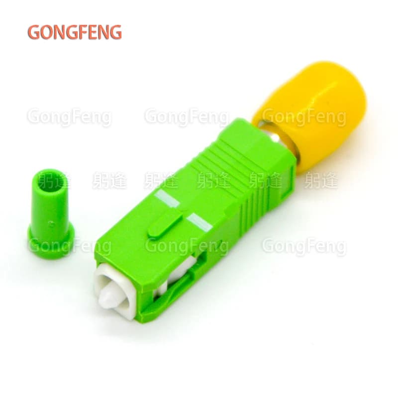 1pcs New Optical Fiber Adapter Connector Flange ST Female-SC Male Single-Multimode Coupler Fiber Optic Equipment Wholesale