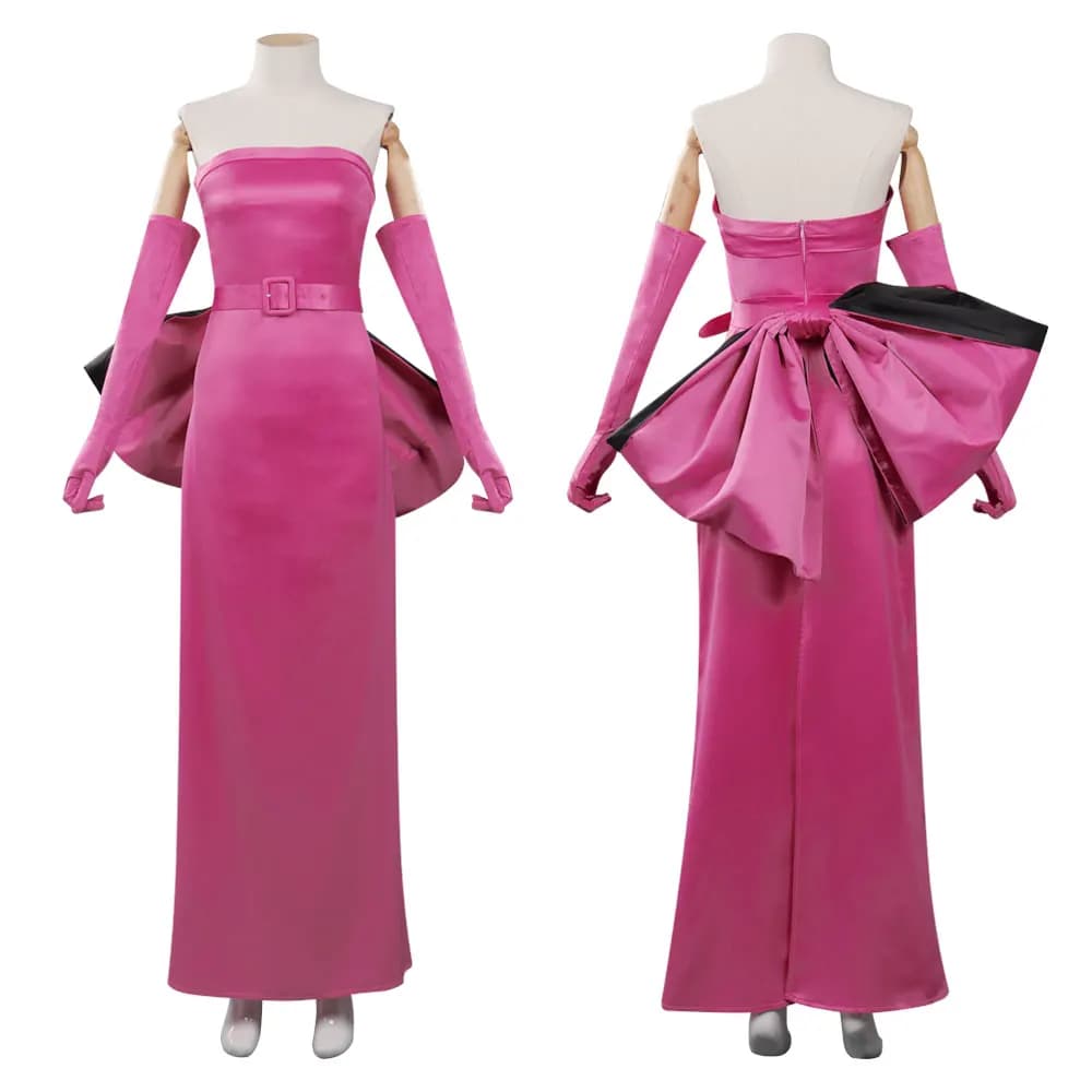 Monroe Cosplay Costume Movie Blonde Dress Gloves Women Halloween Carnival Outfits For Disguise Female Ladies Role Play Fashion