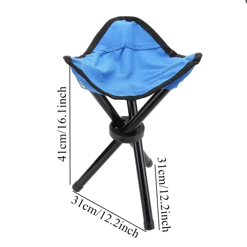 Outdoor Small Folding Triangular Stool,Multifunctional for Fishing Camping, Home Daily Use&Park Seat Portable seating Maza stool
