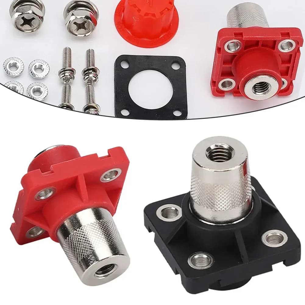 2PCS 250A High Current Energy Storage Lithium Battery Conical Copper Terminal Connector Electric Equipment Accessories