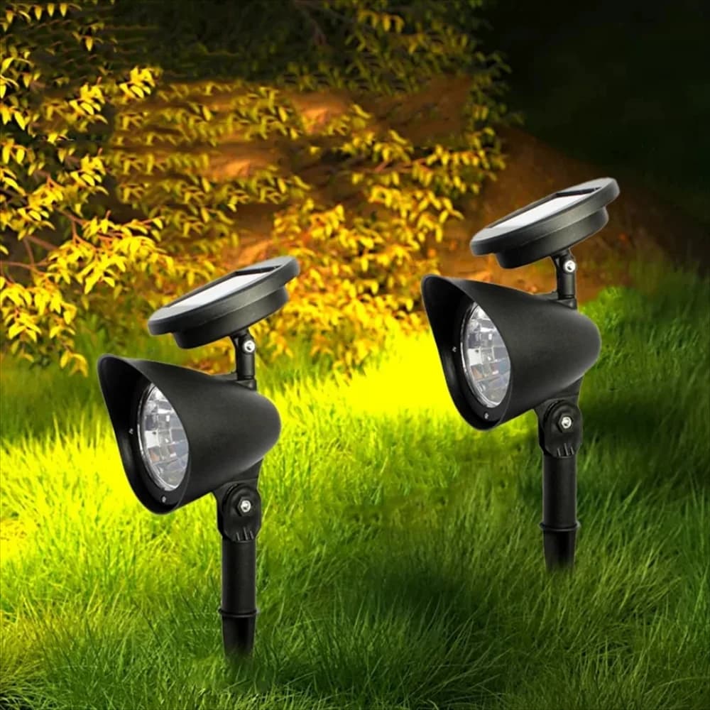 Outdoor Led Solar Spotlight Garden Lights Landscape Decoration IP65 Waterproof for Lawn Courtyard Pathway Tree Separately Lamp
