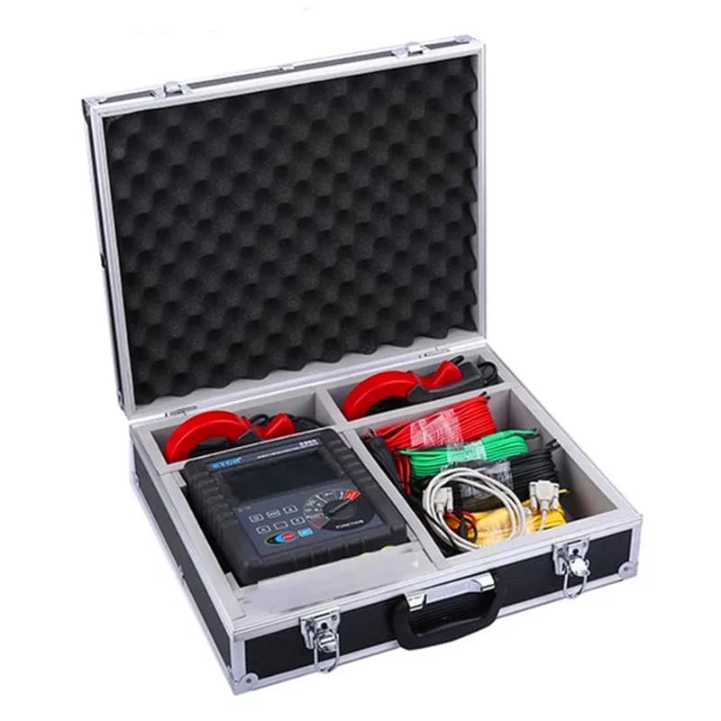 ETCR3200 Hight Quality Multifunction Double Clamp Digital Earth Ground Resistance Soil Resistivity Tester Meter 400 Groups Data