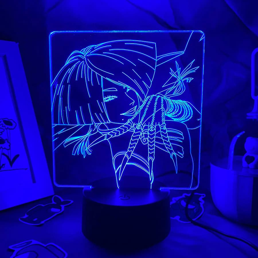 aki Street Fighter 6 Figurine Night Light for Bedroom Decor Gaming Room Setup Cute Xmas Gift for Gamers Friends Kids Lava Lamp