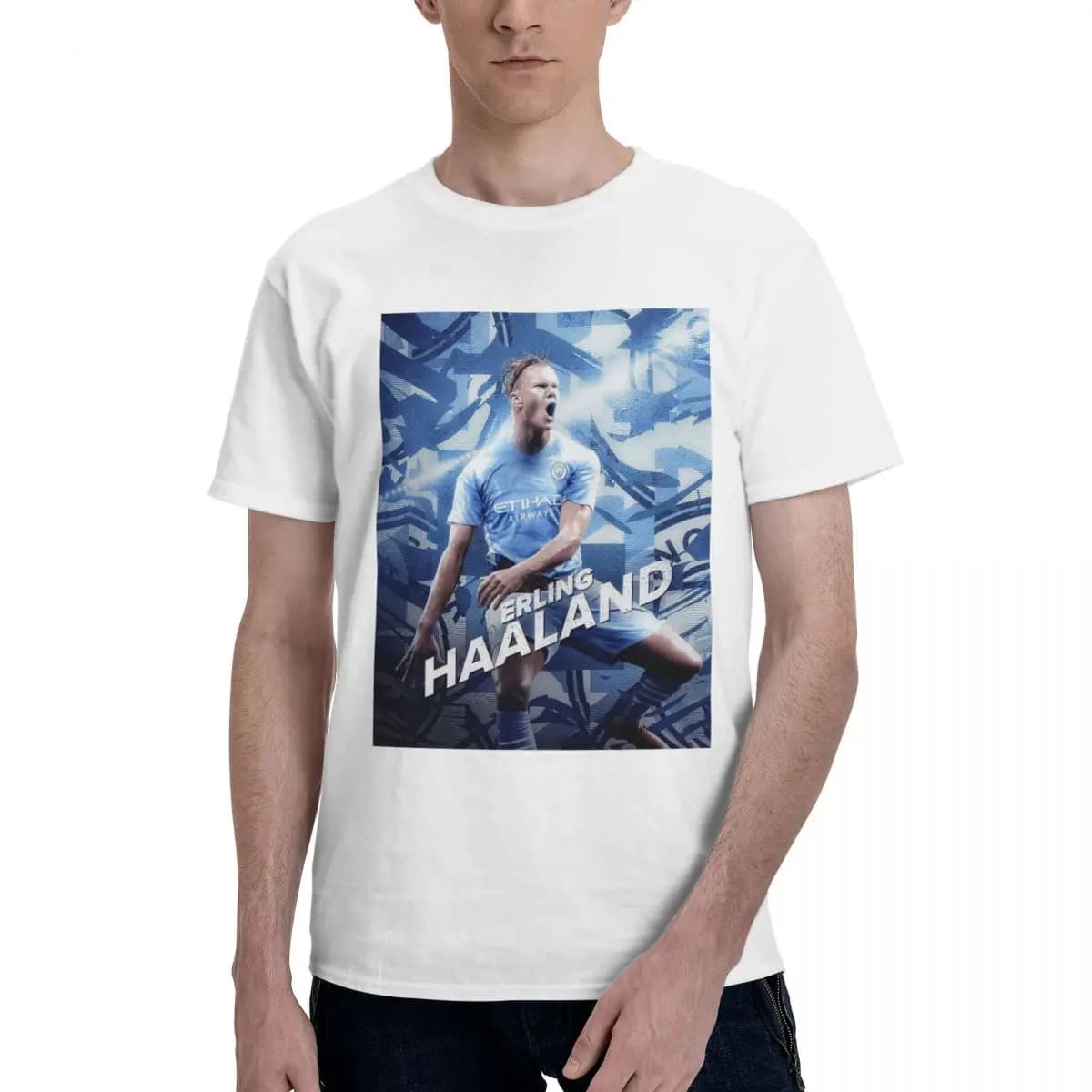 Norway U.K. Erlings And Brauts And Haalands And Hᆬlands Soccer Football Team 19 Movement Top tee Travel Novelty Top quality