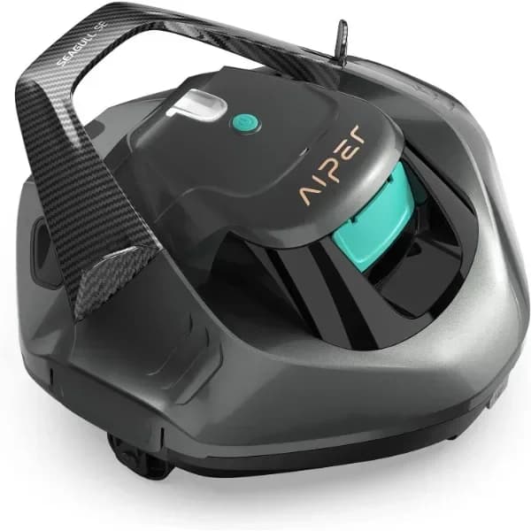 AIPER Seagull SE Cordless Robotic Pool Cleaner, Pool Vacuum Lasts 90 Mins, LED Indicator, Self-Parking