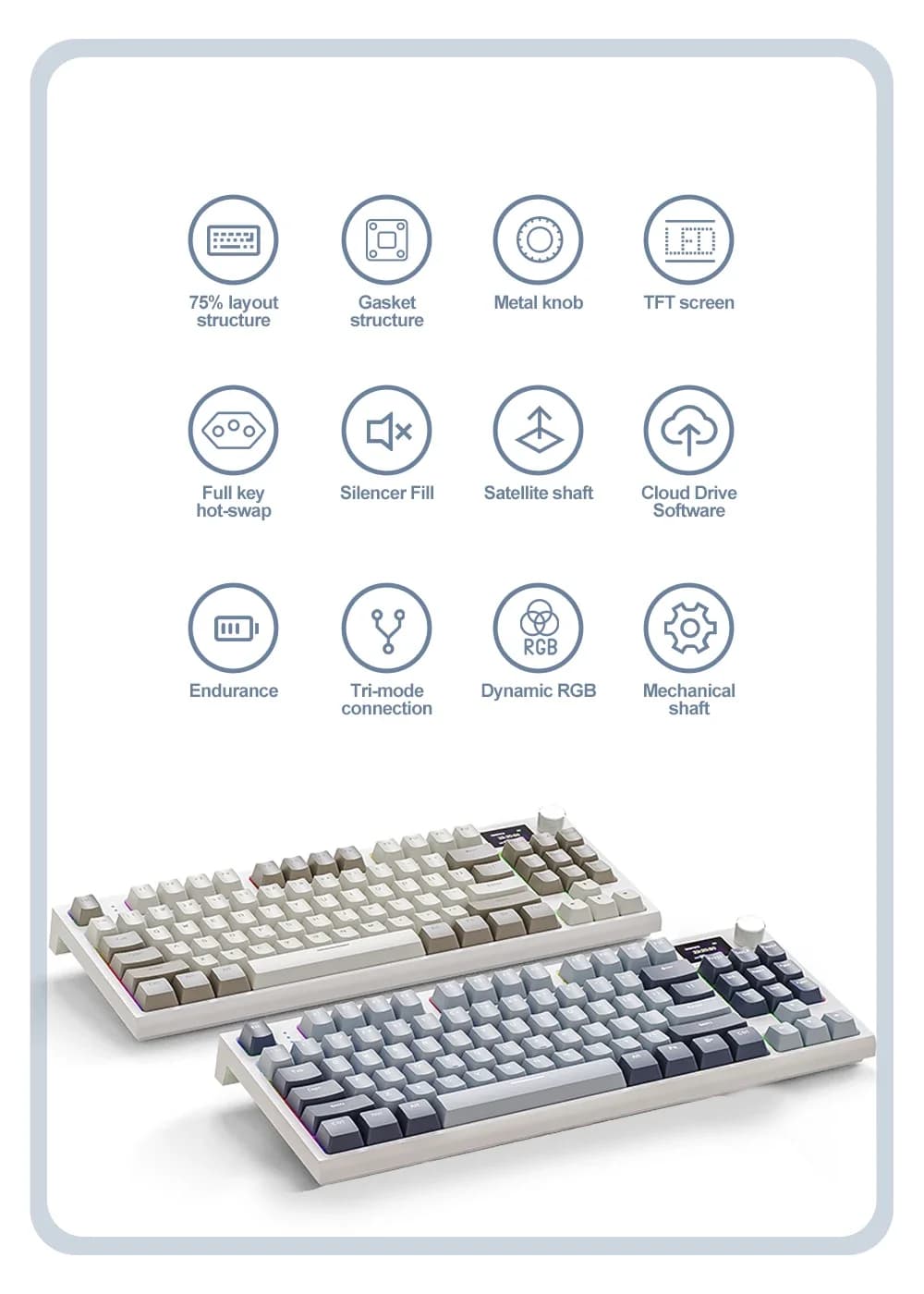 K86 X11 V2 Collector's Edition Three-mode Optical Gamepad Hot-swappable Hall Joystick switch