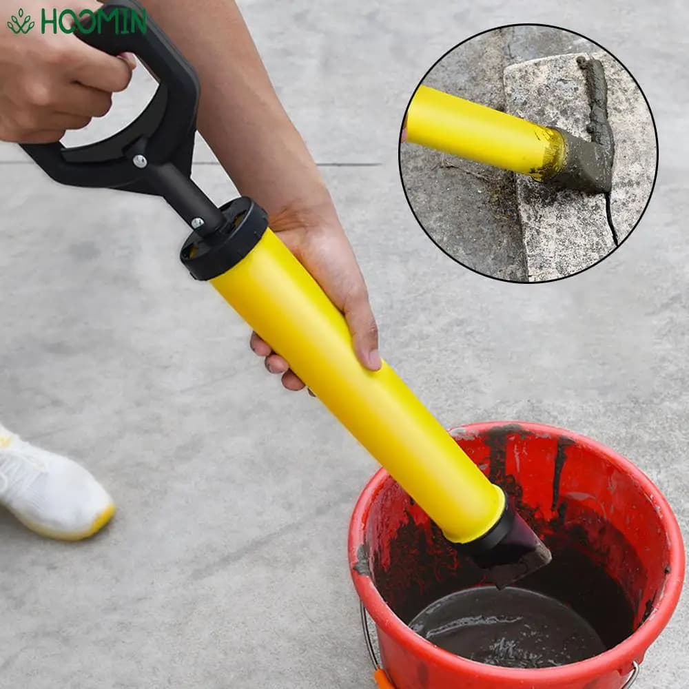 Applicator Caulking Gun With 4 Nozzles Hand Tools Grouting Gun Cement Lime Pump Grouting Mortar Sprayer Grout Filling Tools