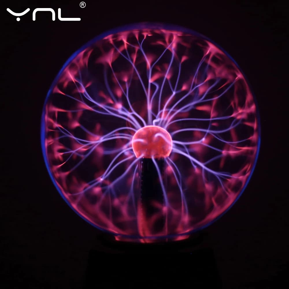 Novelty Magic Plasma Touch Sensor Light 3/4/5/6/8 inch Child Holiday Gift Desktop Decora Glass Ball Induction Lamp Night Light
