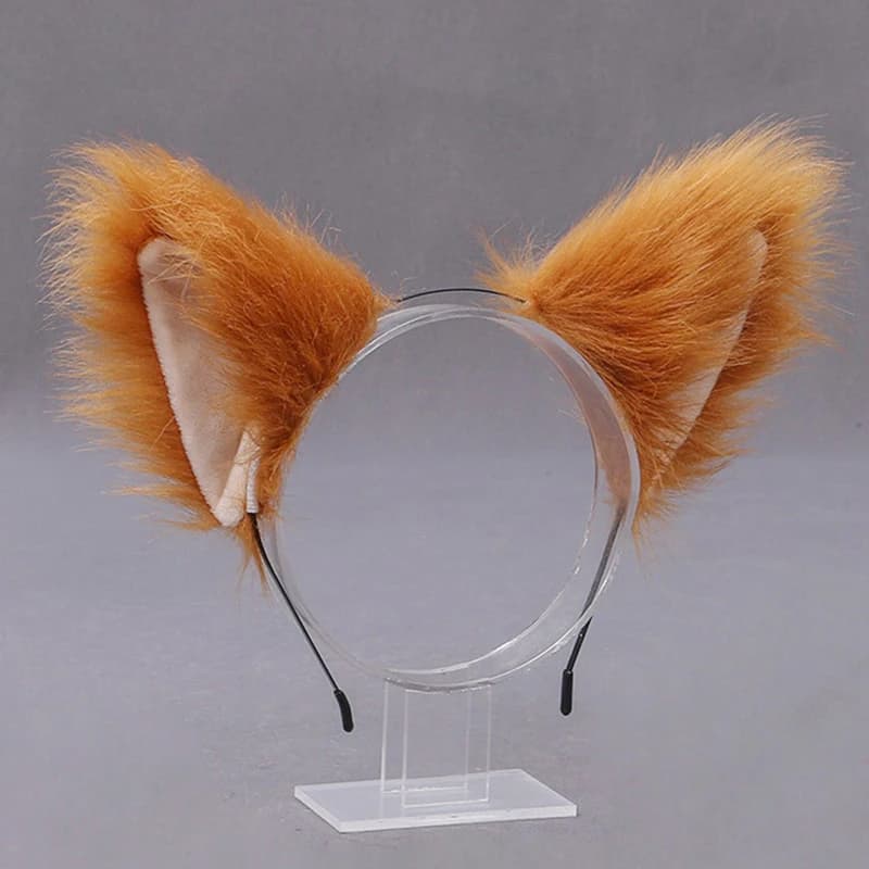 Cute Cat Fox Ear Headbands Party Cosplay Hair Hoops Lolita Women Girls Animal Ear Hairband Christmas Hair Accessories
