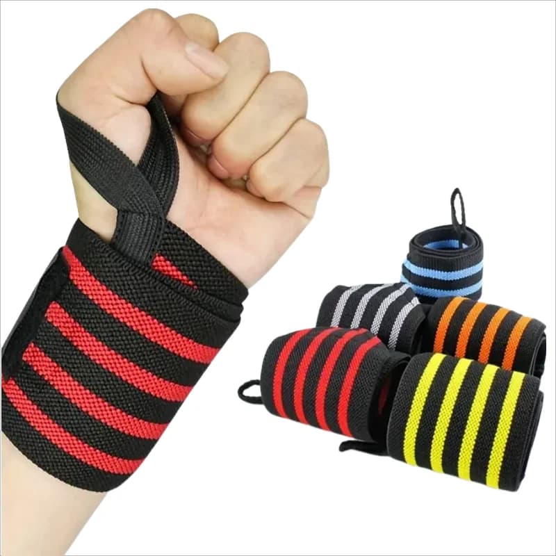 Adjustable Wristband Wrist Support Sports Brace Straps Weight Lifting Wraps Bandage Fitness Training Protective Gear Strap