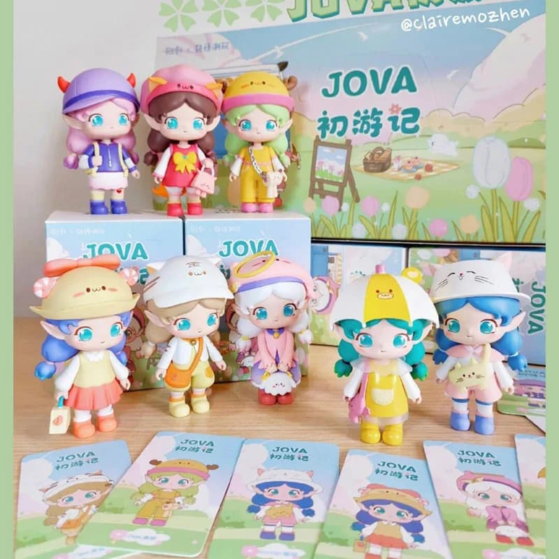 JOVA Journey Series Blind Box Action Figure Fashionable Desktop Creative Decoration Cute Doll Toy Girl Style Surprised Gift