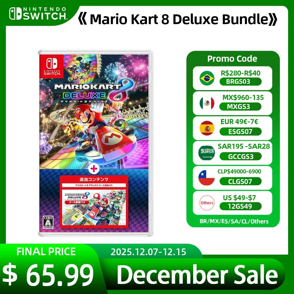 Mario Kart 8 Deluxe Nintendo Switch Game Deals 100% Official Original Physical Game Card Racing Genre for Switch OLED Lite