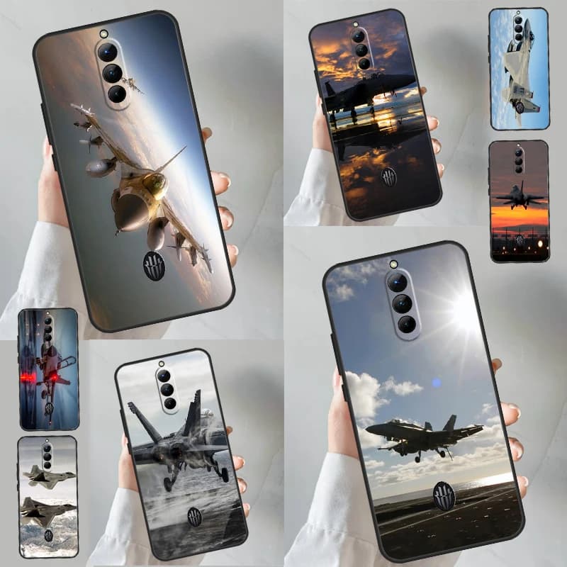 Fighting Plane Aircraft Case For ZTE Nubia Red Magic 8S 8 9 Pro Plus Red Magic 6 7 Pro 6S 7S Pro 5G 5S 6R Funda