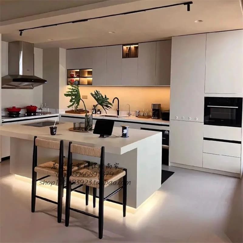 Medieval dining Solid wood rattan chair Rope bar Household island bar chair High stool