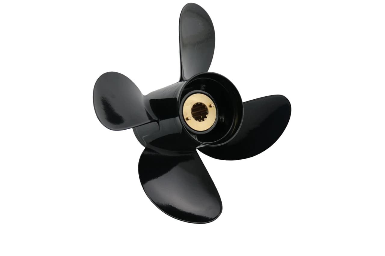 Captain Propeller 4 Blades 10.1x14 Fit Mercury Outboard Engine 25HP 35HP 40HP 50HP 55HP 60HP Aluminum 13 Spline RH