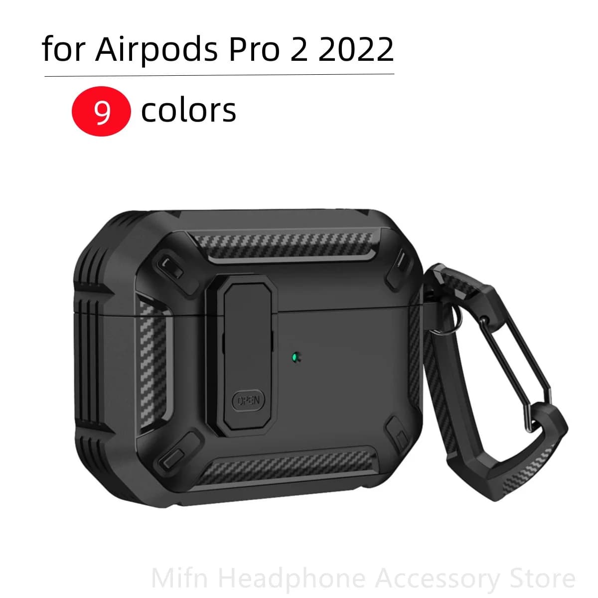 carbon fibre for Airpods Pro 2 Case With Switch headset Case Shockproof Cover For Men Case for Airpods Pro 1 2 Airpod 3 Case