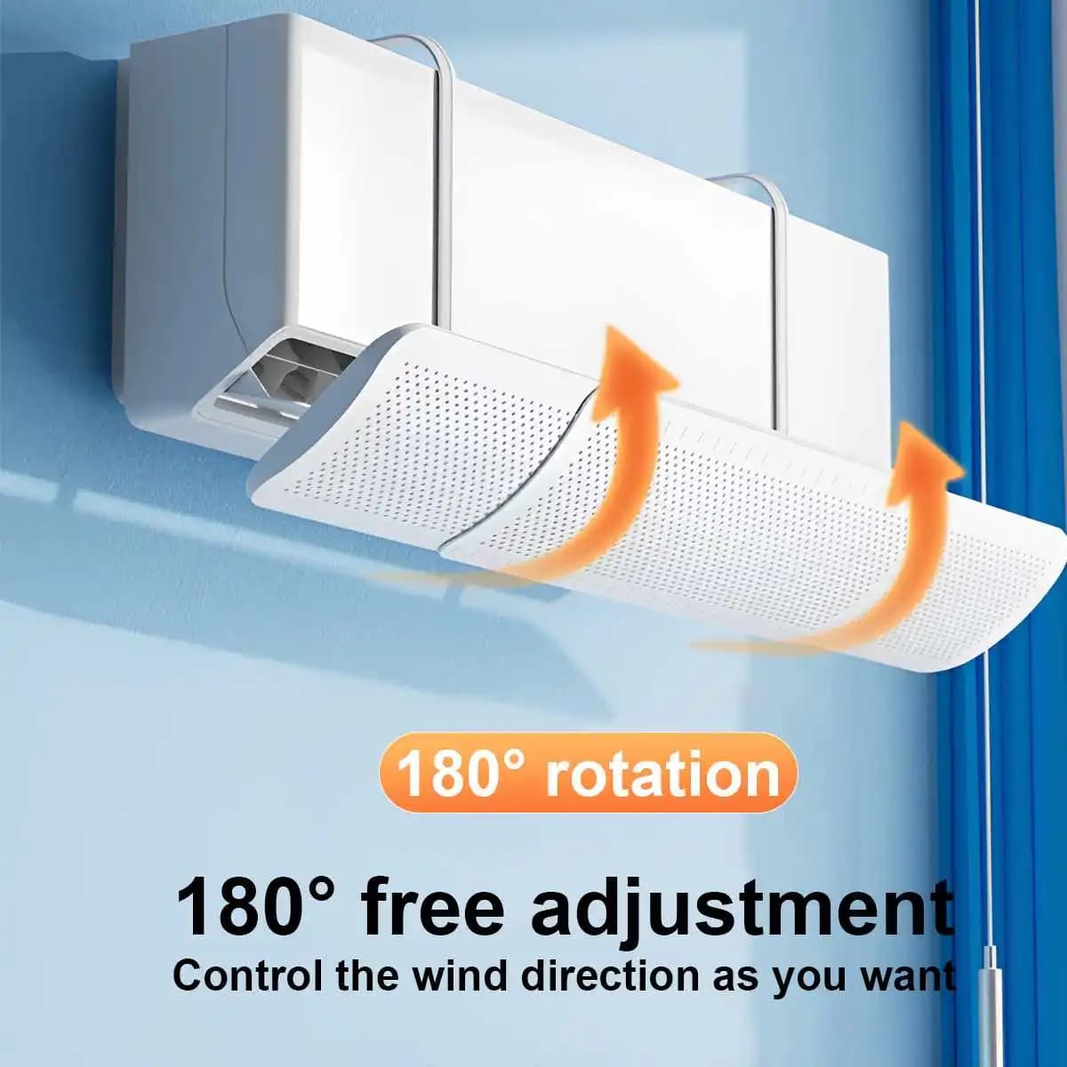 Anti-Direct Blowing Air Conditioning Wind Deflector Wall-Mounted Outlet Baffle Hanging Conditioning Guide Cover