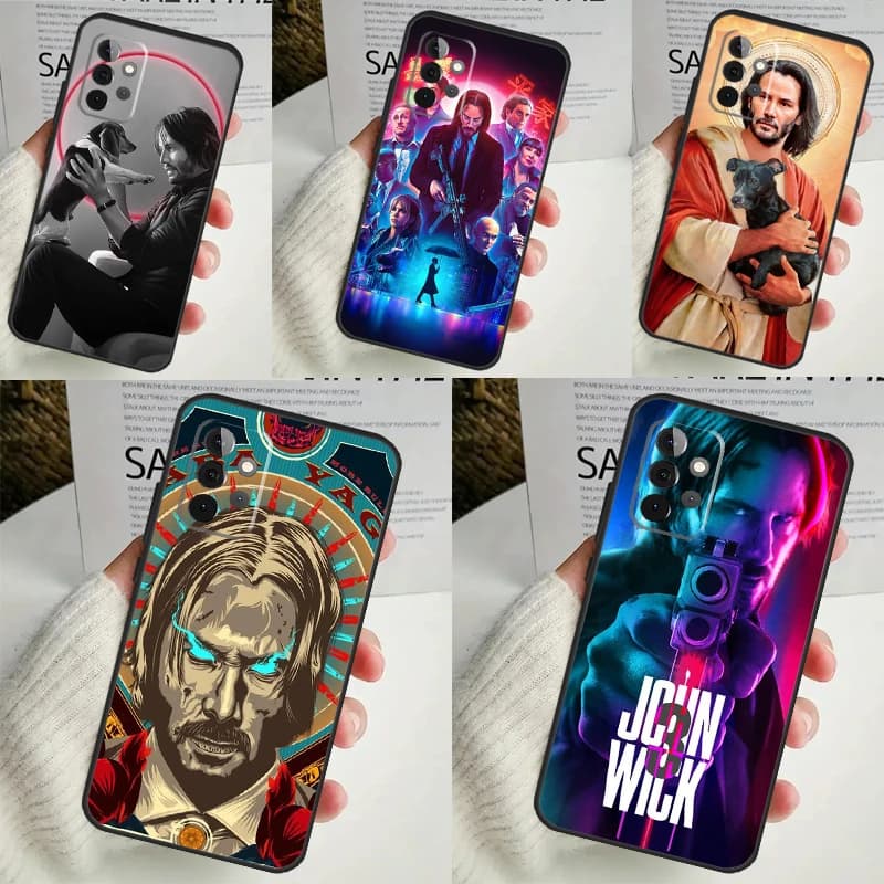 John Wick Cover For Samsung Galaxy A34 A35 A14 A15 A25 A53 A33 A13 A52 A32 A12 A51 A71 A54 A55 Case