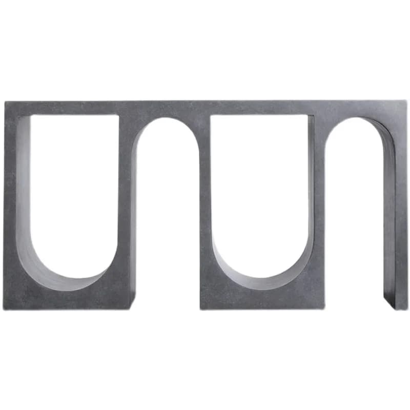 Creative Arch Entrance Typhoon SimplicityWall Solid Wood Strip Table End Scenery Platform