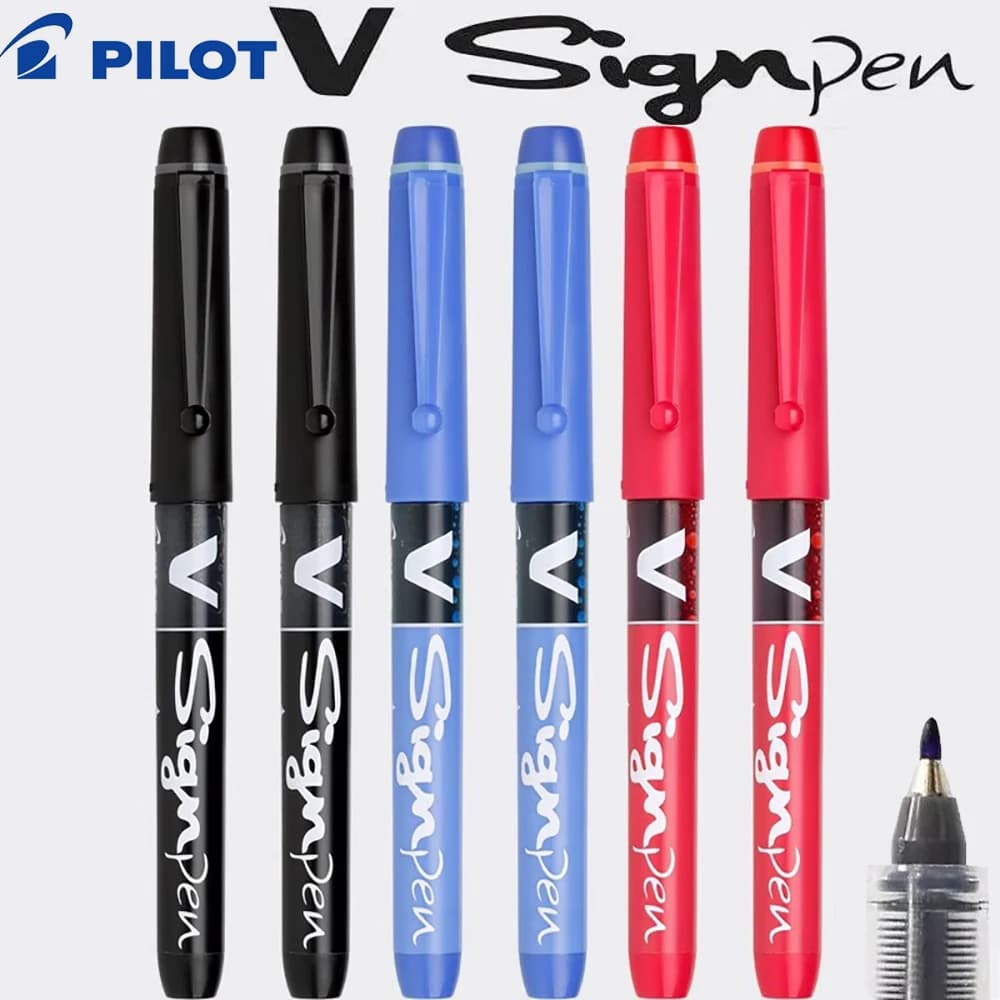 3pcs Japan PILOT 1.0mm Gel Pen SW-VSP Large Capacity Sketch Design Sketch Pen V-sign Pen Business Office Supplies Art Supplies