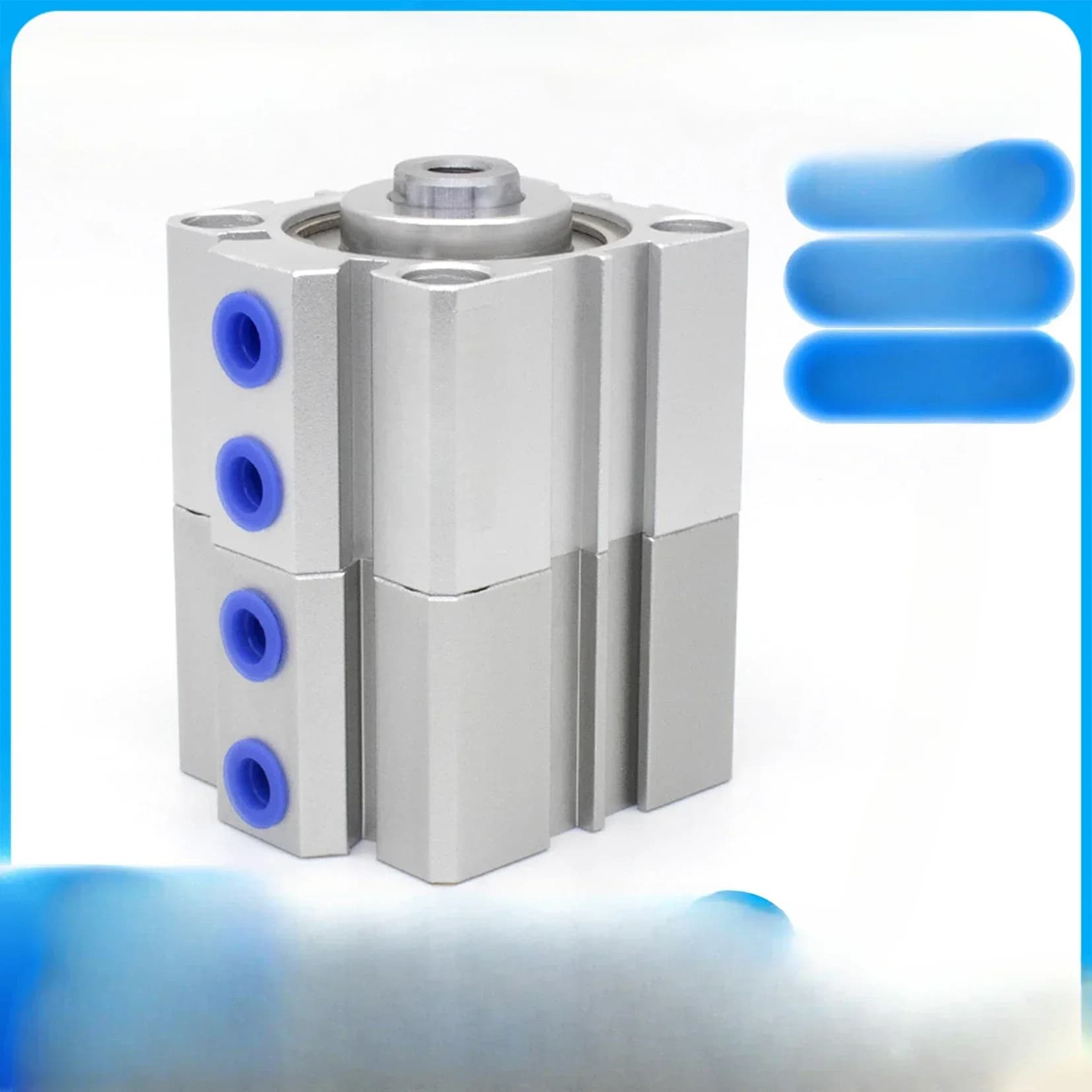 Hot Selling Thin Double Force Cylinder SDAT 40 - 5-10-15 - 20 - 25 Magnetic, High Temperature Resistant External Teeth