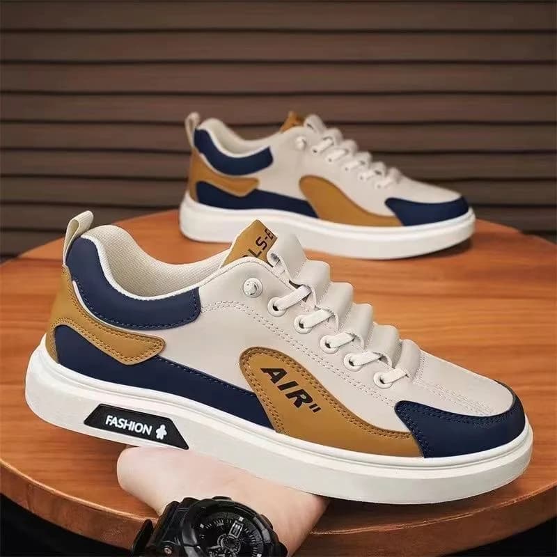 New 2025 Men's Casual oes Leather Surface Comfortable Spring Autumn Trendy Sports oes Versatile Faionable Korean Sle