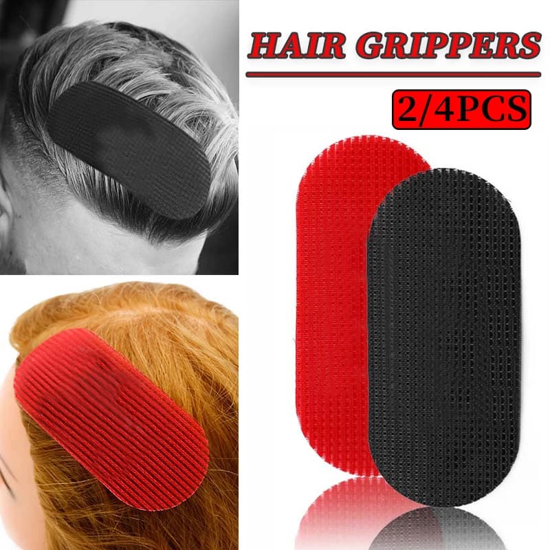 2/4PCS Hair Gripper Sticker Hairdressing Magic Nylon Barber Grippers Mens Oil Head Hair Tapes Salon Cutting Styling Accessories