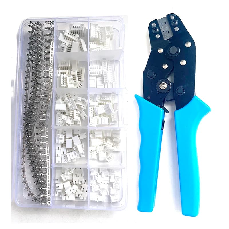 460PCS JST XH2.54 XH 2.54mm PH2.0 Wire Cable Connector 2/3/4/5/6 Pin Pitch Male Female Plug Socket Terminal Plier Set