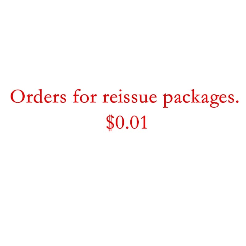 Orders for reissue packages link VIP2
