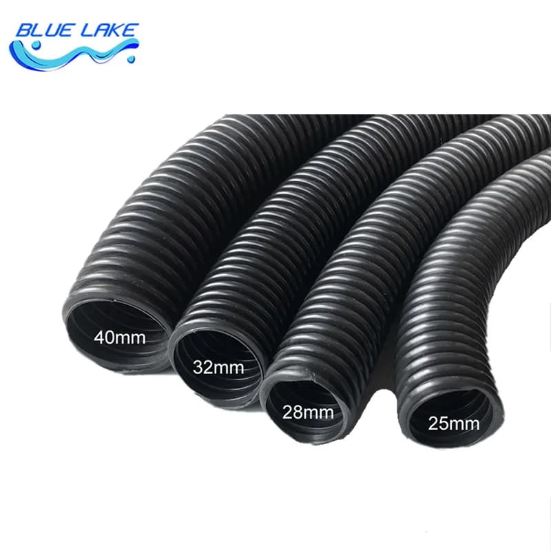 General vacuum cleaners thread Hose black inner 25mm 28mm 32mm 40mm bellows straws durable vacuum cleaner parts