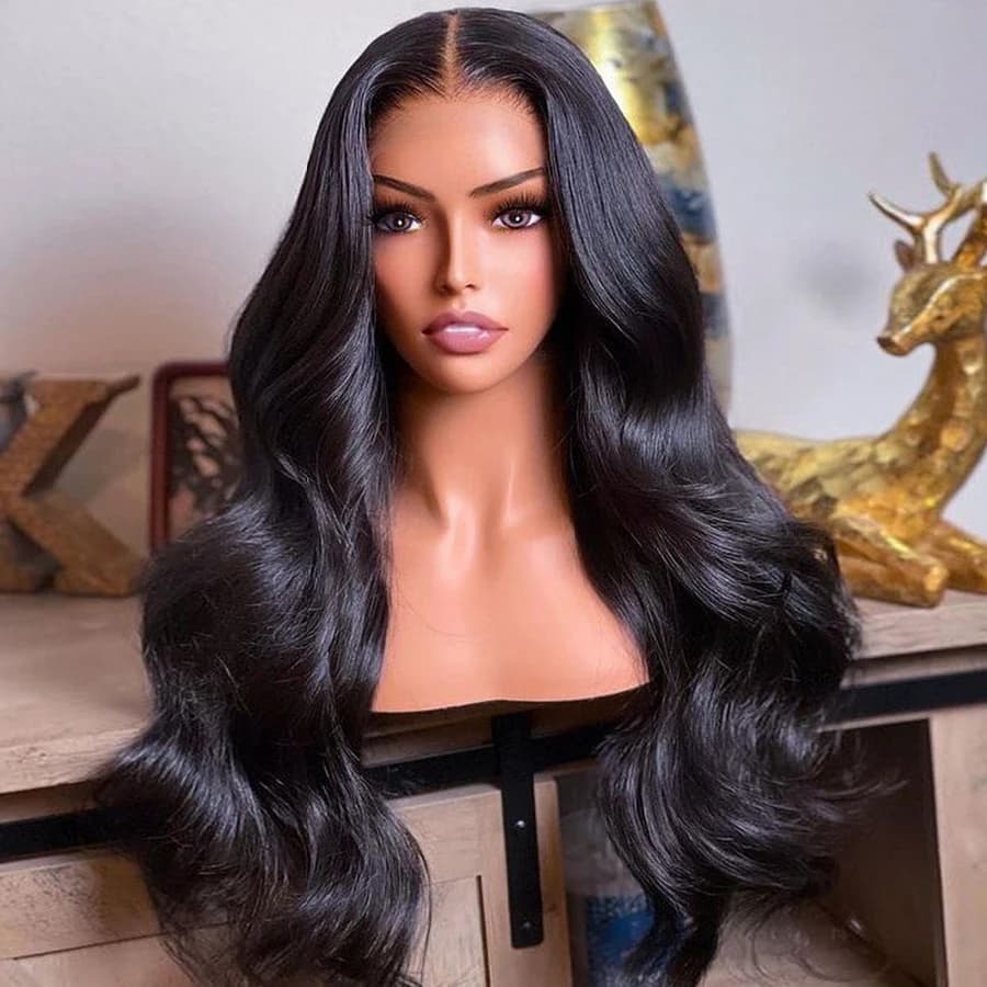 13x6 HD Lace Frontal Human Hair Wigs Body Wave Pre Plucked 13x4 Lace Front Wig Transparent Lace Front Human Hair Wig For Women