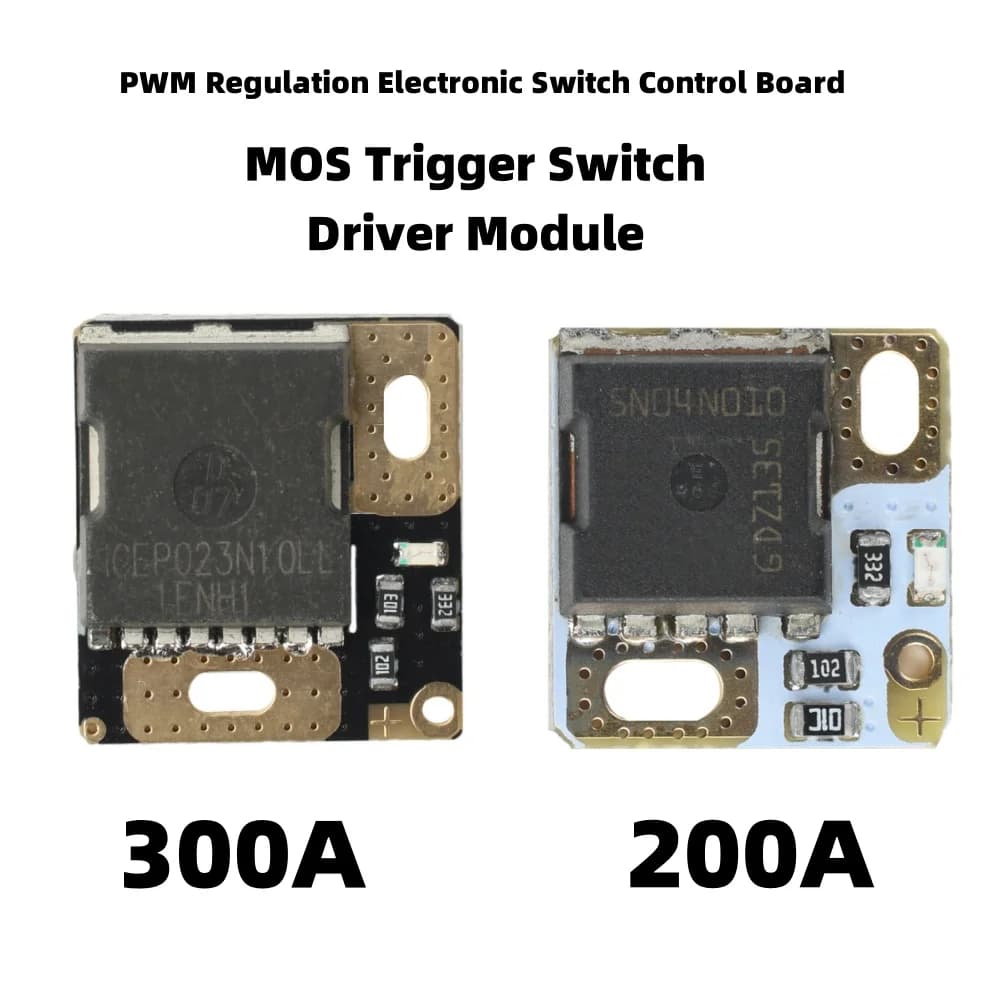 5PCS 200A 300A Mini MOS Trigger Switch Driver Module Field Effect Transistor PWM Regulation Electronic Switch Control Board