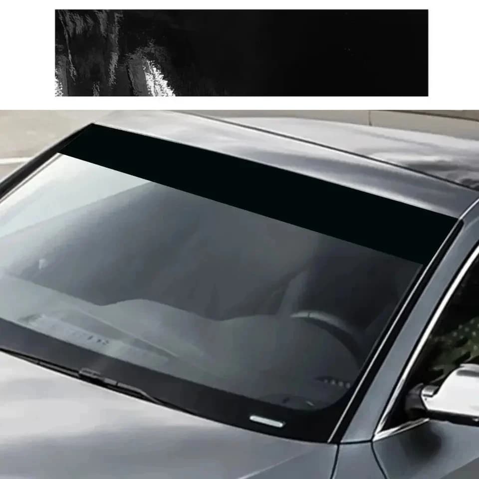 Anti-UV Car Windscreen Solar Film Anti-UV Privacy Heat Insulation Window Sun Shade Tinted Stickers PVC 140x25cm with Scraper