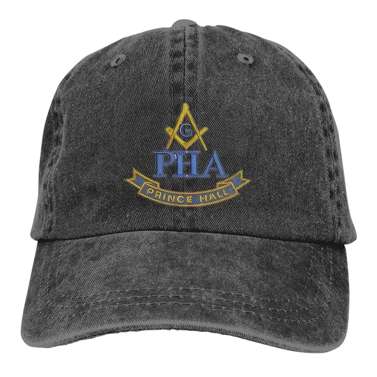 Classic Prince Hall Mason Baseball Caps Unisex Style Distressed Snapback Cap Freemasonry Square Compass Caps Hat