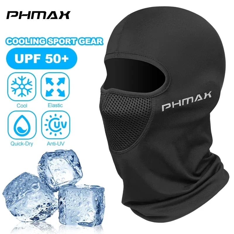 PHMAX Motorcycle Riding Mask Wind Protection Breathable Full Face Mask Balaclava Hat Scarf Motorcycle Fishing Bike Wind Cap Men
