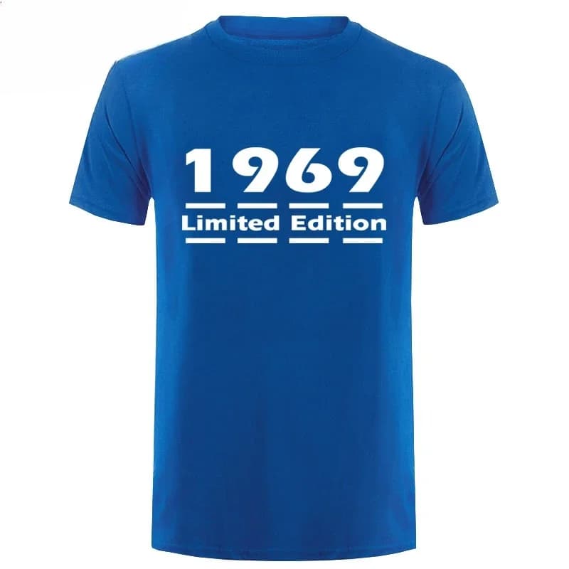 Men Limited Edition 1969 - Mens T-Shirt - 31 Colours - 50th Birthday - Present-Gift Print T Shirt Mens Hot Tops Tshirt vintage