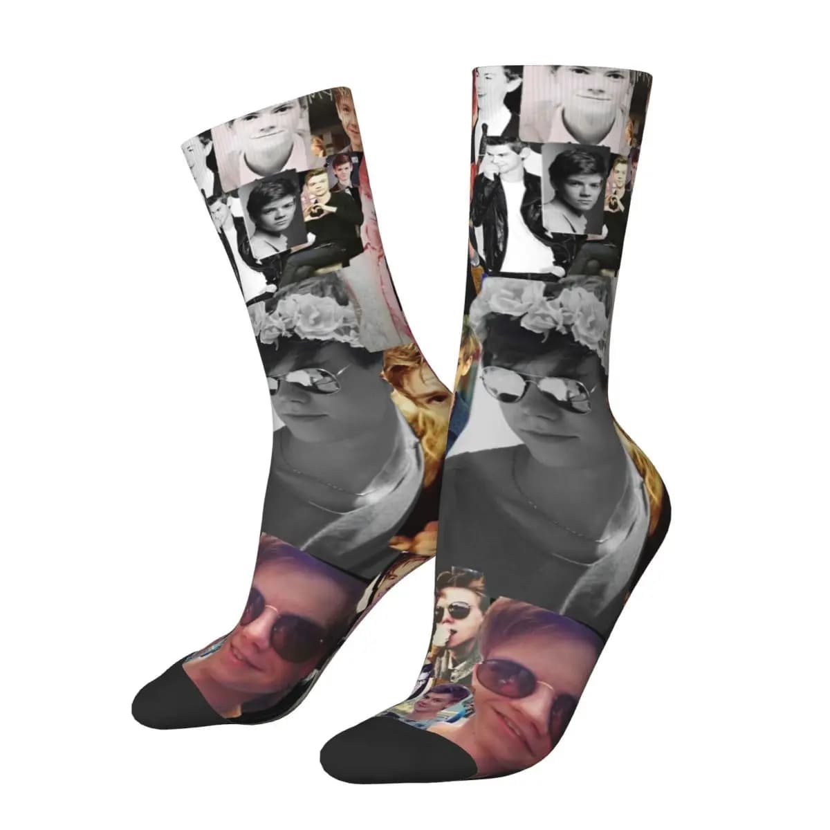 New Male Men Socks Harajuku Thomas Brodie Sangster Sock Graphic Women's Stockings Spring Summer Autumn Winter