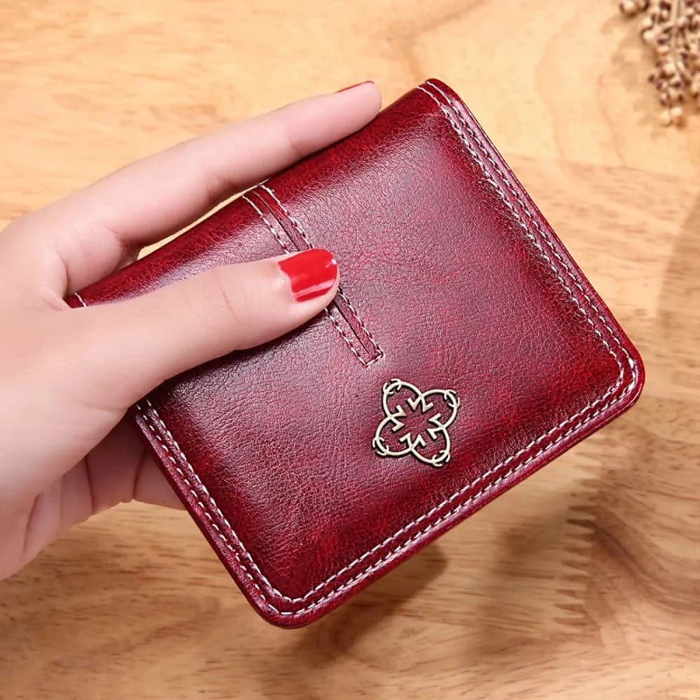 PU Leather Women's Wallets Short Handbags Zipper Coin Wallet Credit Card Holder Luxury Designer Small Purses for Women