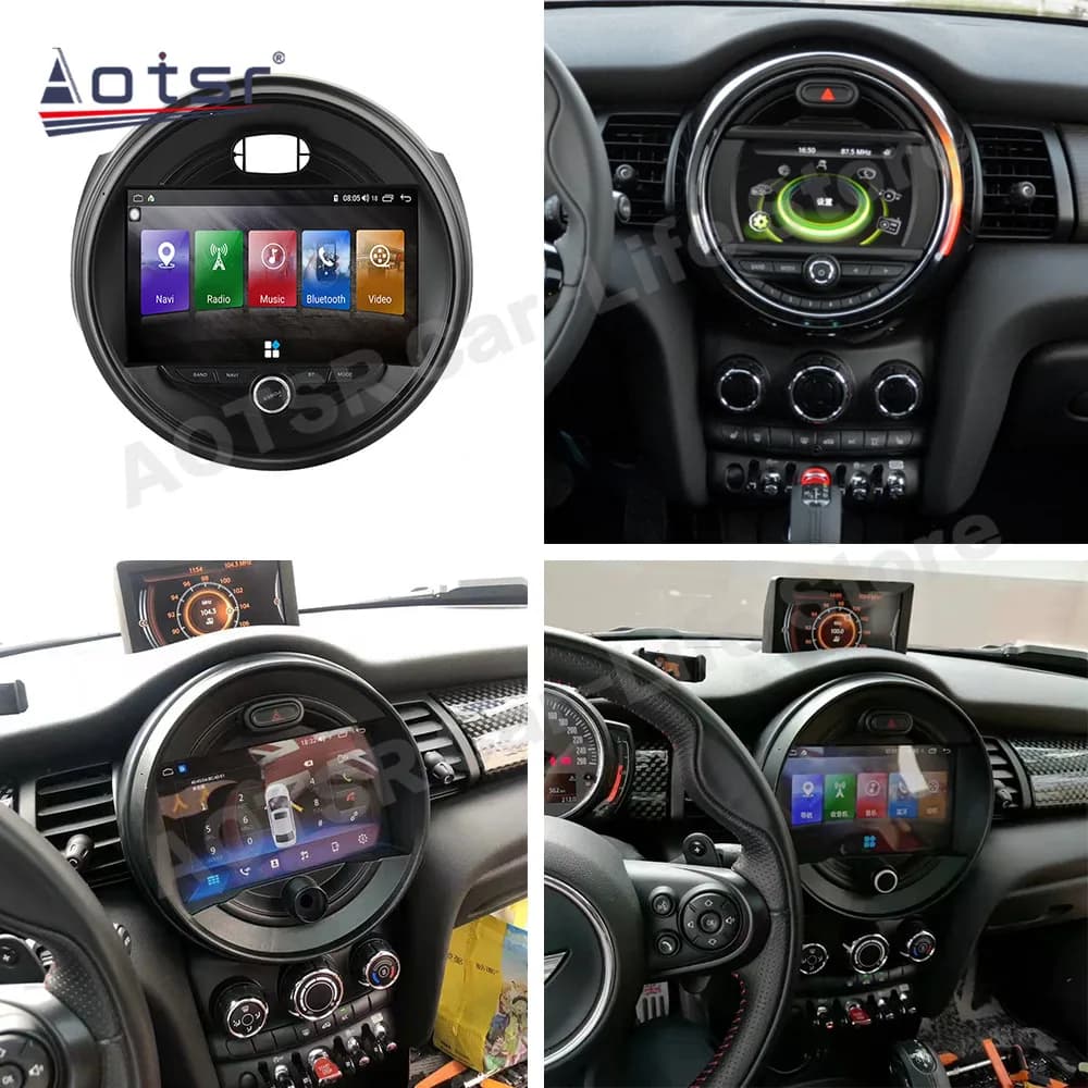 Multimedia Android12 Player For BMW MINI Cooper F54 F55 F56 F60 2014 2015 2016 2017 2018 2019 GPS Navigation Car Radio Head Unit