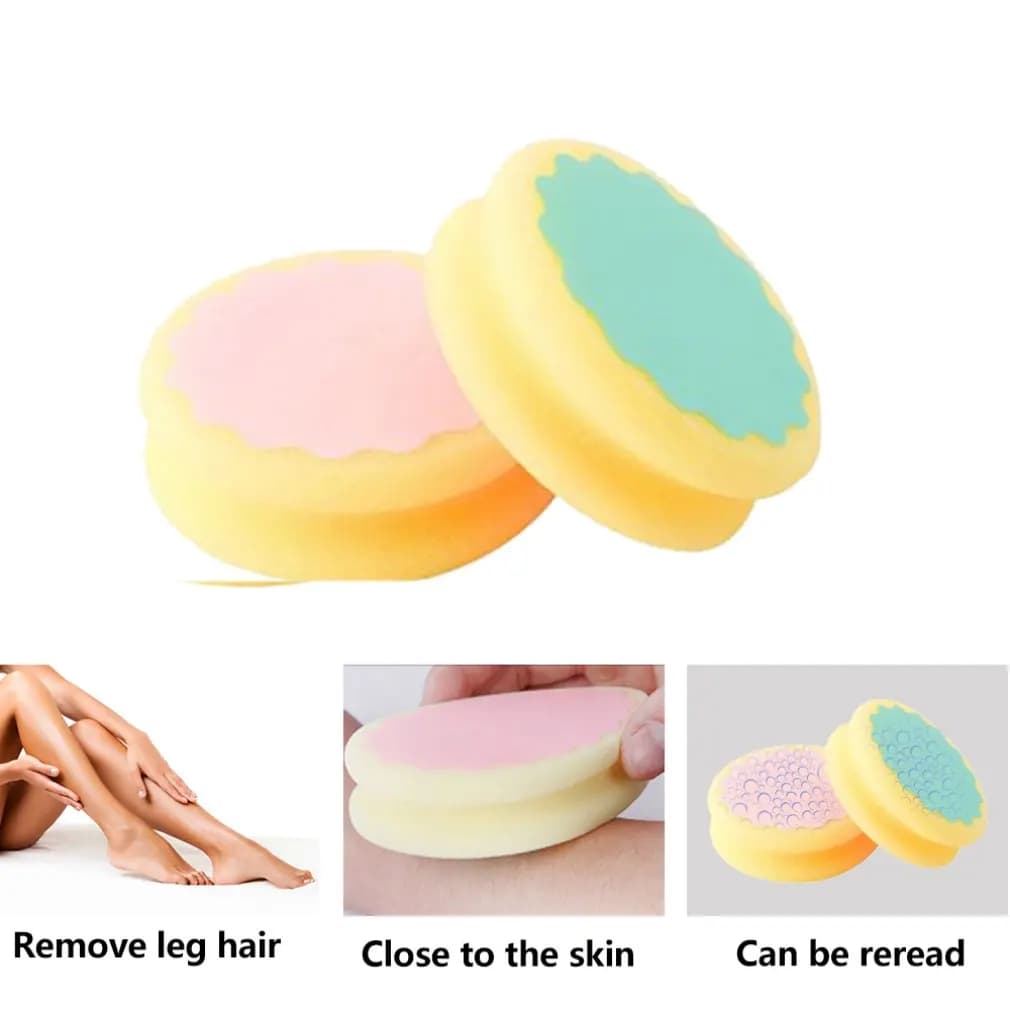 Depilatory Sponge Magic Painless Hair Removal Depilation Sponge Pad Remove Hair Remover Effective for Women Beauty Health