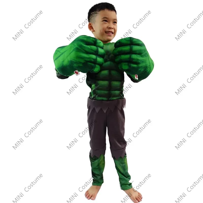 Hulk Costume Superhero Hulk Cosplay Costume Superhero Kids/ Fancy Dress/Halloween Carnival Boy Carnival Kids Up Game Gift