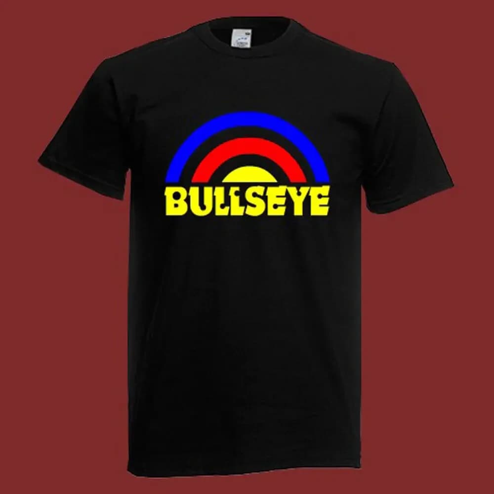 Bullseye Men's Black T Shirt Size S 5XL