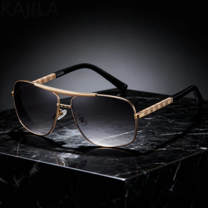 Vintage Square Men Sunglasses Brown 2025 Luxury Brand Retro Classic Sun Glasses For Man UV400 Oculos De Sol Masculino Wholesale