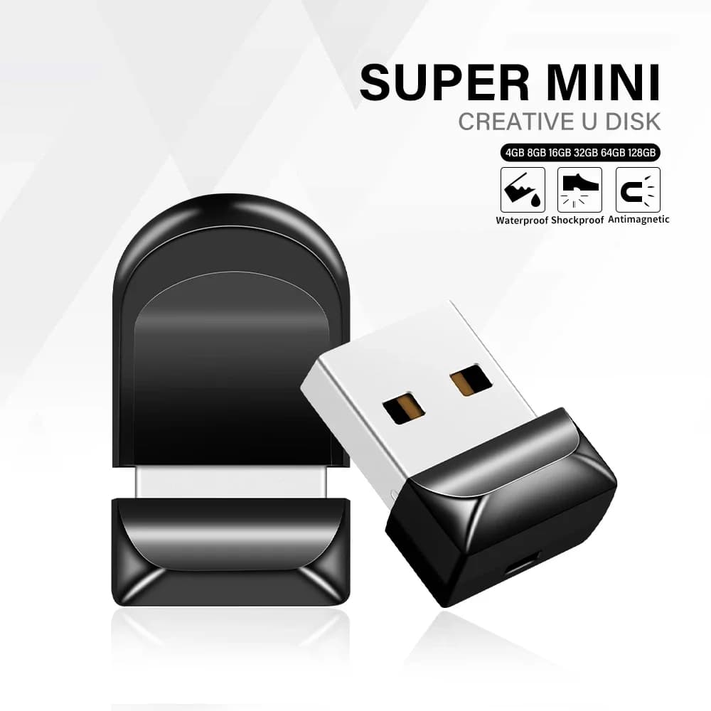 USB2.0 Mini Pen Drive 128GB 64GB High Speed Memory Stick PenDrive 16GB 8GB USB 2.0 Flash Drive Convenient Business Key Chain