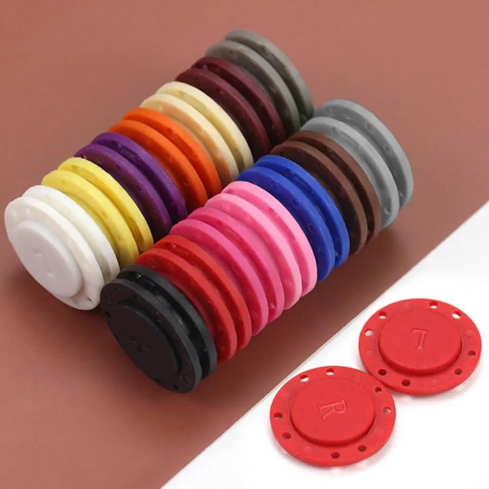 Invisible Magnetic Buttons DIY Sewing Snap Magnet Button Magnetic Fastener Clasp Closure Buckle for Clothes Bag 22mm 26mm