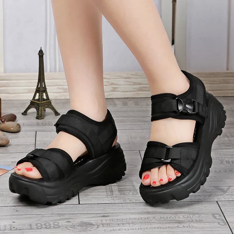 2024 New Designer Shoes Ladies Sandals High Quality Women's Shoes Summer Platform Sandalias De Mujer