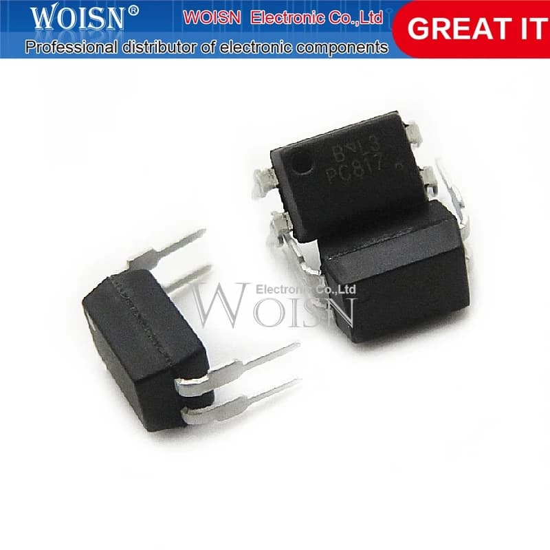 5pcs/lot PC817B DIP-4 PC817 817 817B EL817 LTV817A LTV-817-A High Density Mounting Photocoupler In Stock