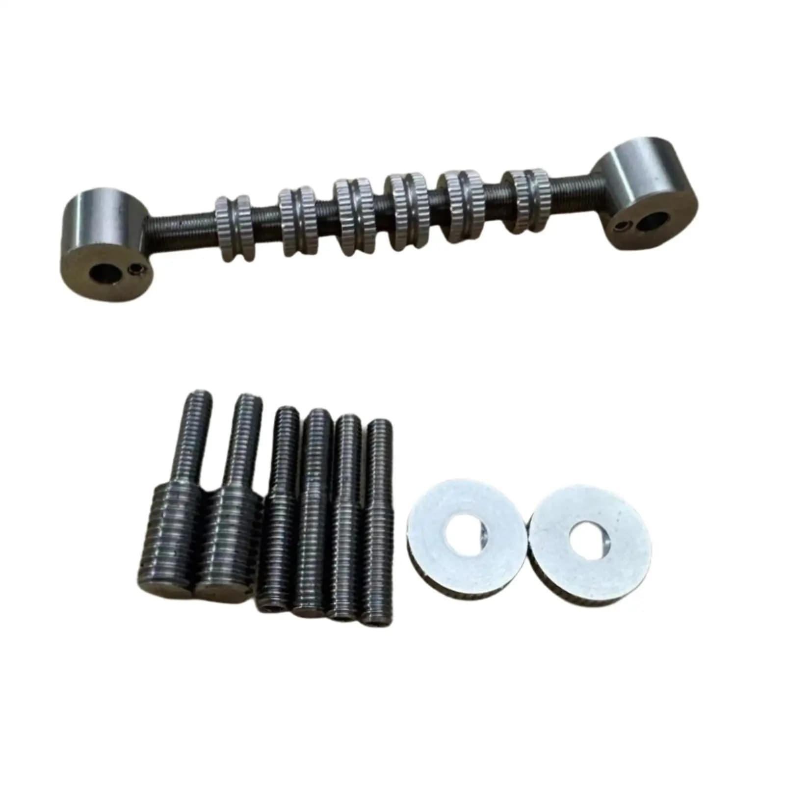 Guitar Roller Saddle Bridge Parts Metal with Screws 6 String Electric Guitar