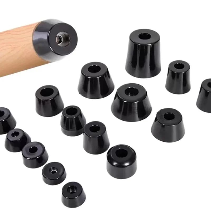 8/4pcs Foot Pad Full Rubber Tips Table Box Speaker Furniture Leg Shock Stand Absorber Non-slip With Gasket