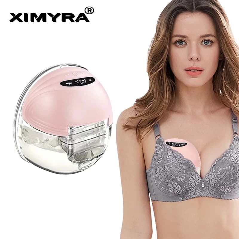XIMYRA S21 Portable Breast Pump Wearable Breast Pumps Hands-Free Milk Extractor Wireless Automatic Milker Accessories BPA Free